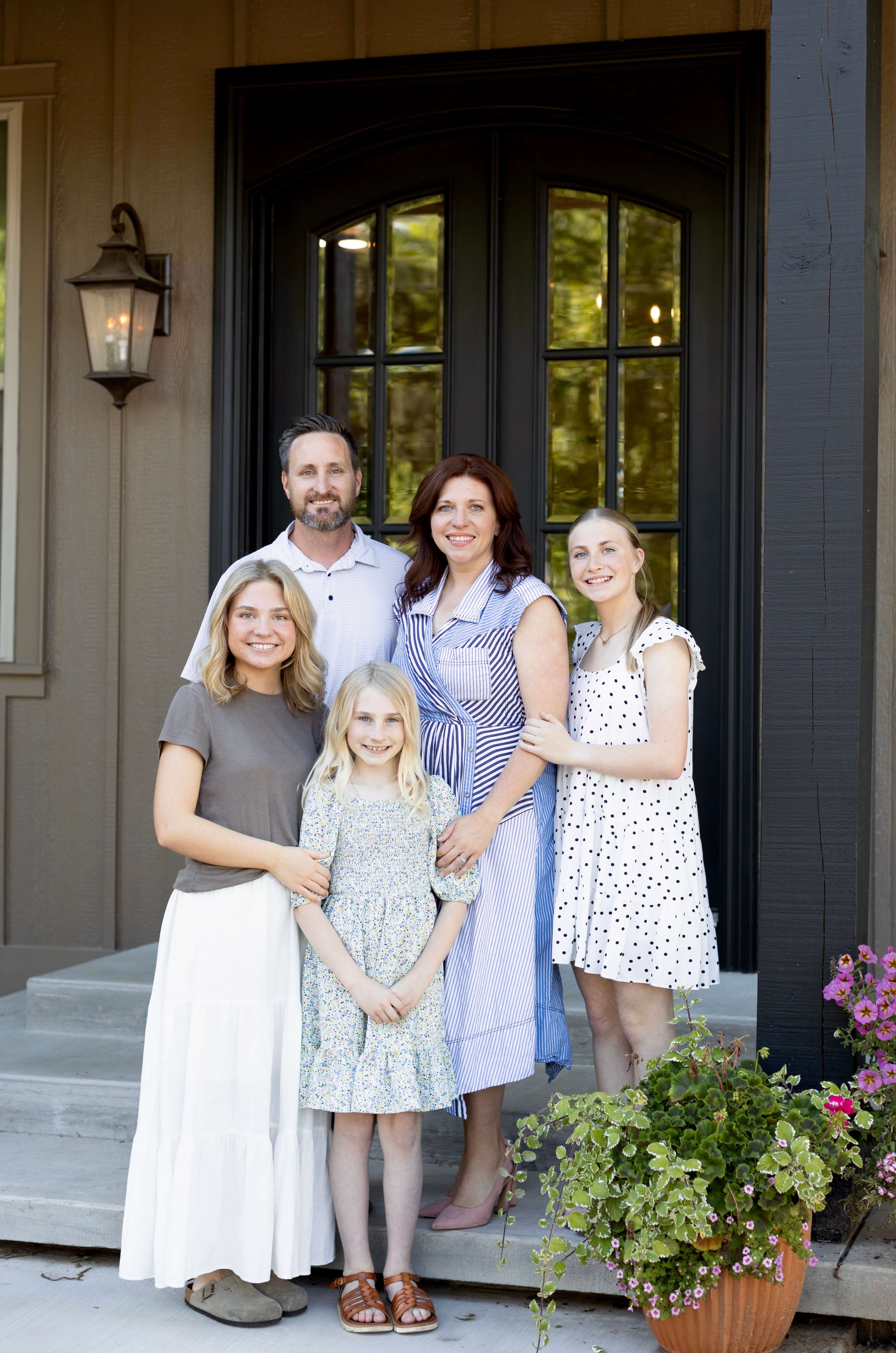 Crystal Malloy with her family